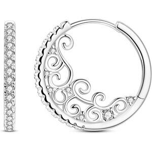 925 Sterling Silver Earrings Big Large Hoops for Women Ladies  Lightweight